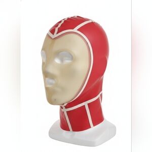 Red White Latex Nurse Hood Medium